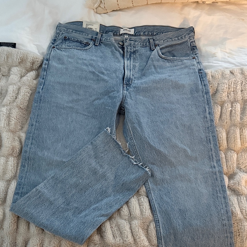 Agolde Light Blue Ankle Jeans